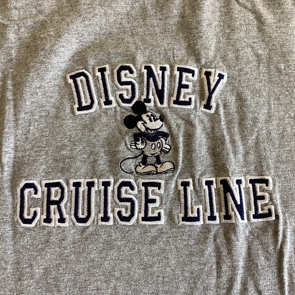 Disney Cruise Lines Circa 2003 Muscle Shirt, Sleeveless Embroidered Logo. Mickey - Picture 1 of 7